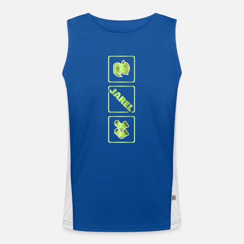 Geburt Jarel Funktionelles Kontrast-Tank Top für Männer 