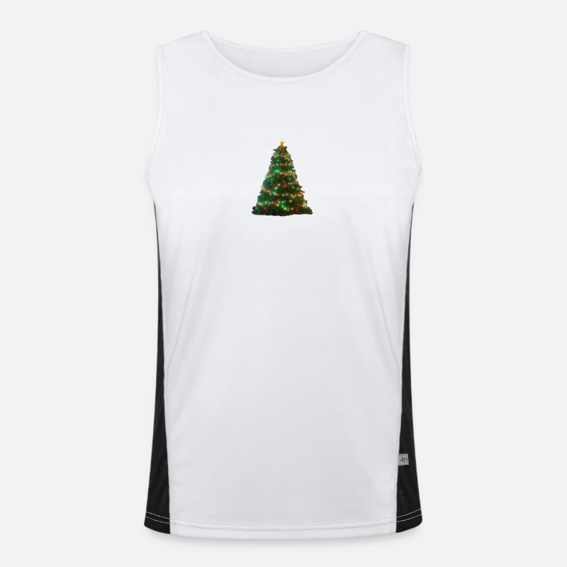 Arbre de Noël Débardeur respirant contrasté Homme 