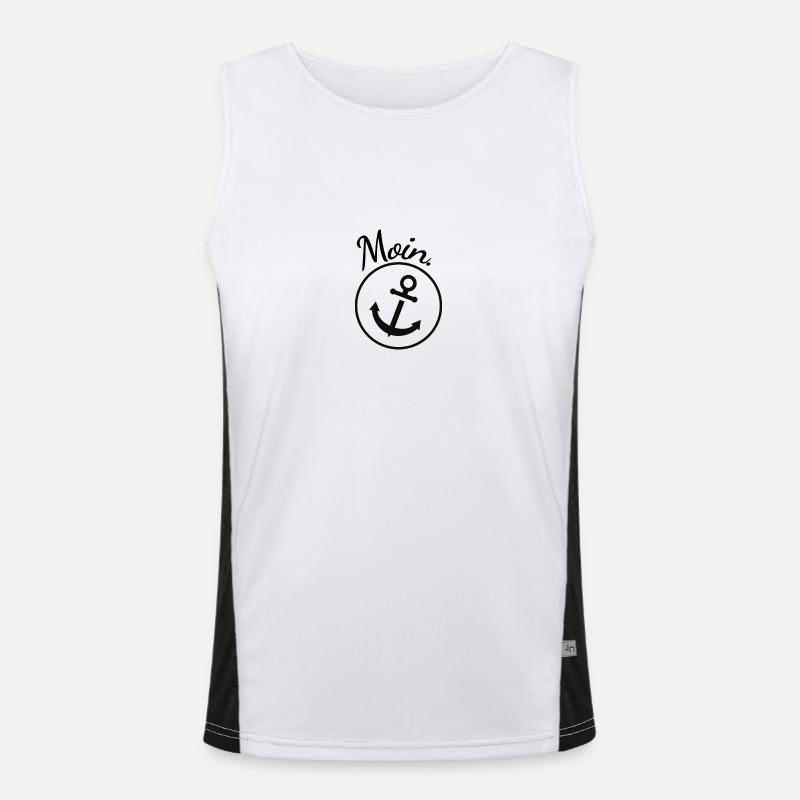 Moin. Funktionelles Kontrast-Tank Top für Männer 