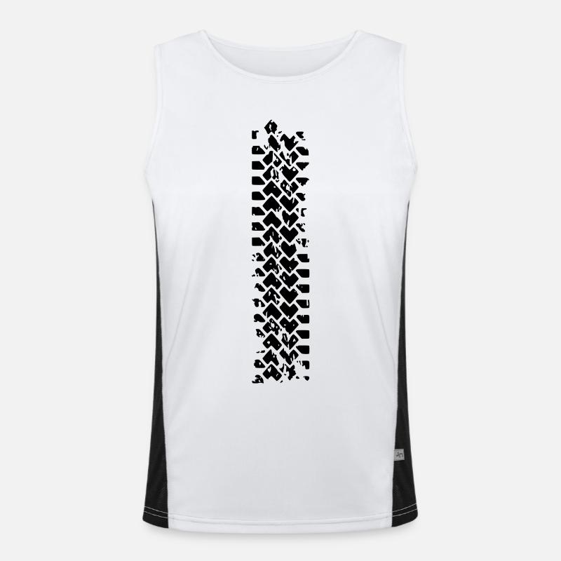 Burn to be wild 1 Débardeur respirant contrasté Homme 