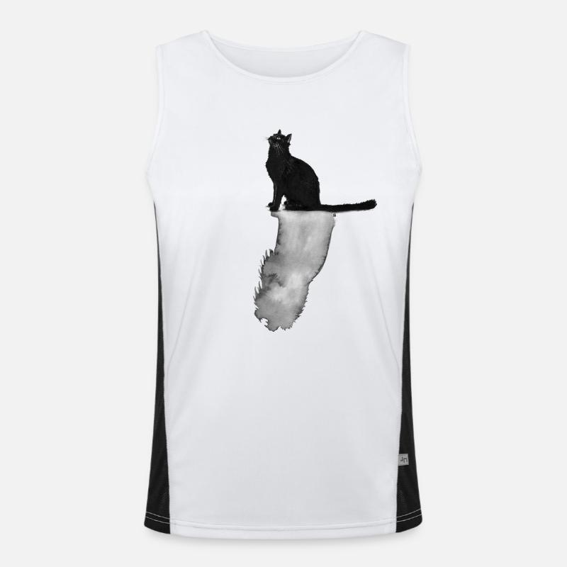 Große Träume Funktionelles Kontrast-Tank Top für Männer 