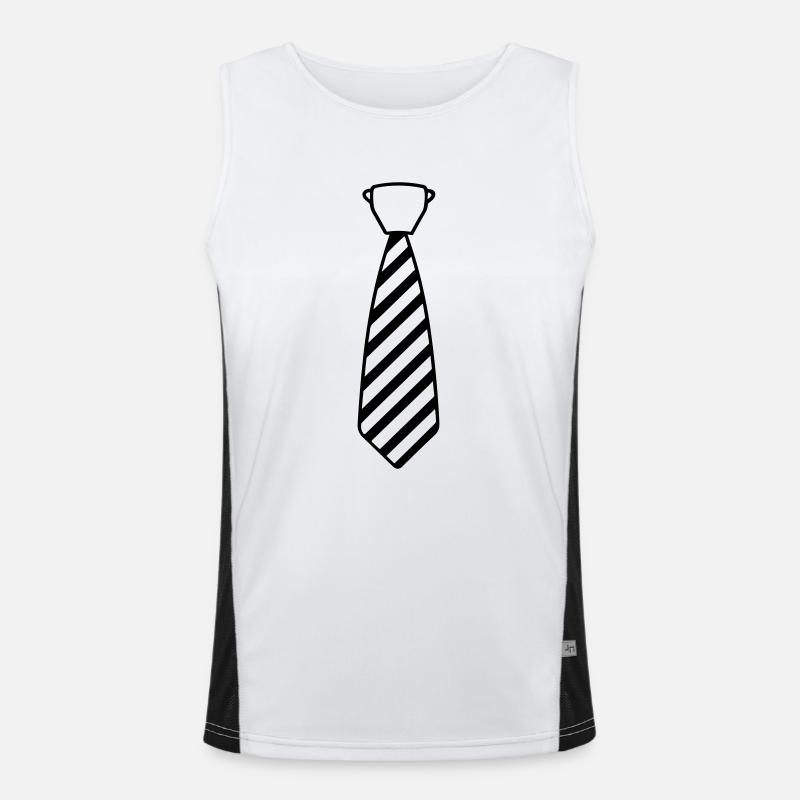 Binden Funktionelles Kontrast-Tank Top für Männer 
