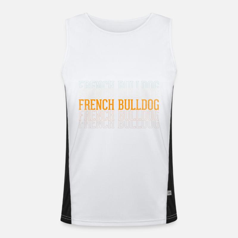 Bouledogue français Débardeur respirant contrasté Homme 