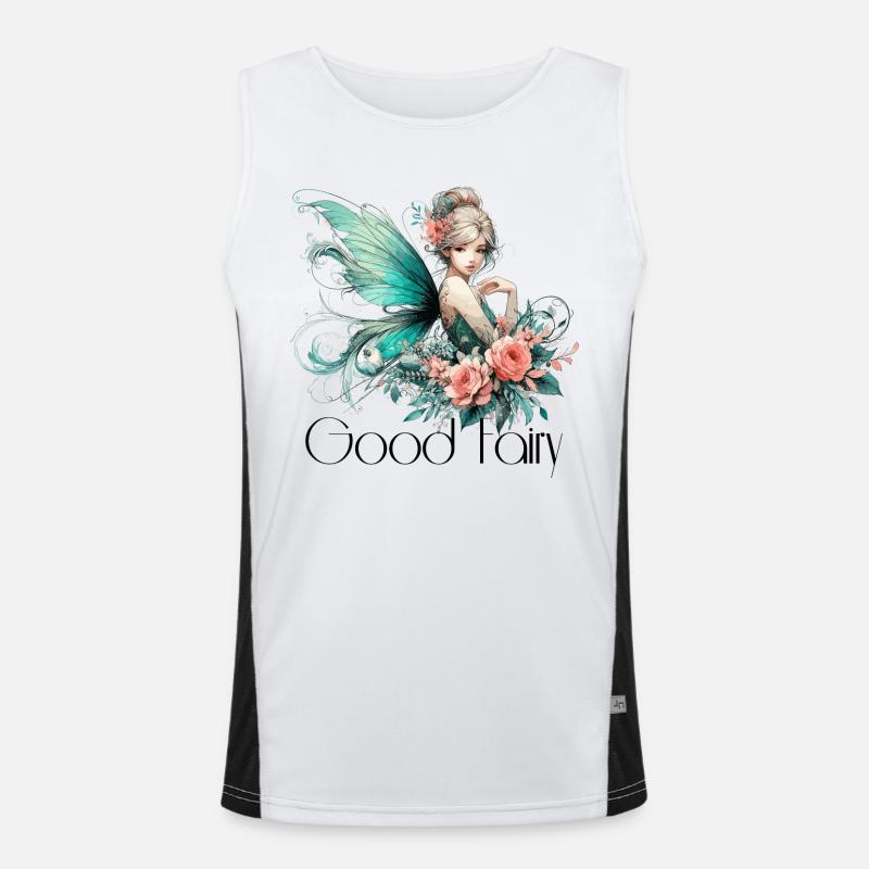 Gute Fee Geschenk Funktionelles Kontrast-Tank Top für Männer 
