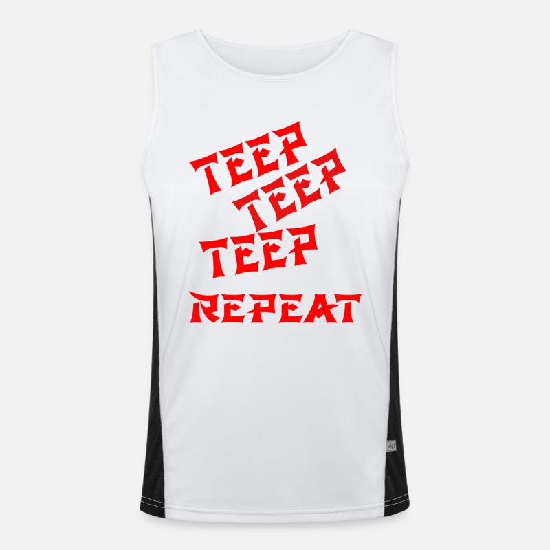 teep teep teep repeat Débardeur respirant contrasté Homme 
