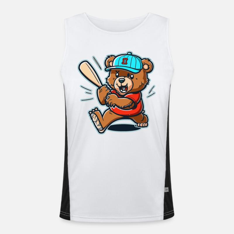 Bear Batter Men's Functional Contrast Tank Top 