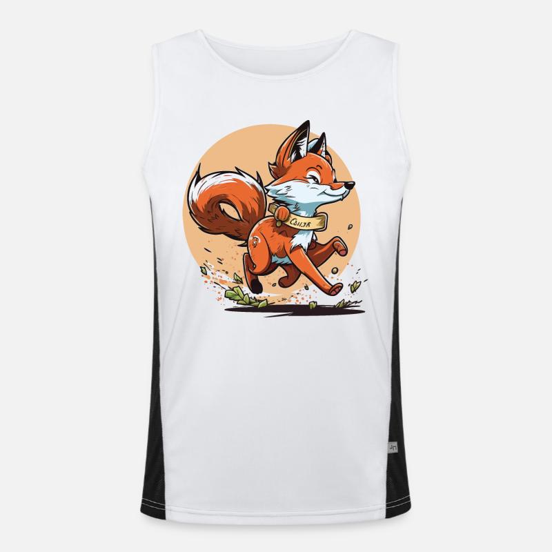 Fox Runner Débardeur respirant contrasté Homme 