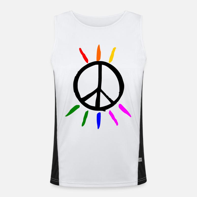 Peace Men's Functional Contrast Tank Top 