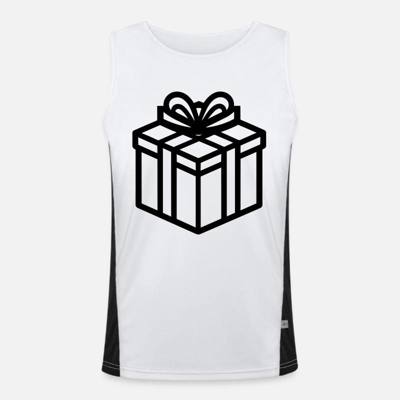 Small Gift Box Men's Functional Contrast Tank Top 