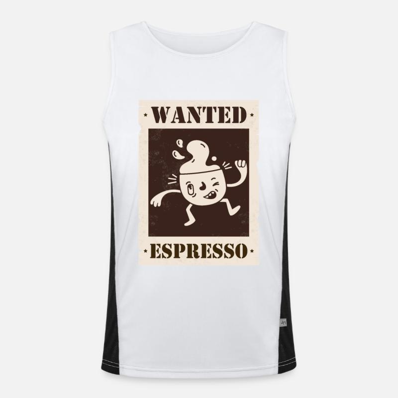 Wanted Espresso Men's Functional Contrast Tank Top 