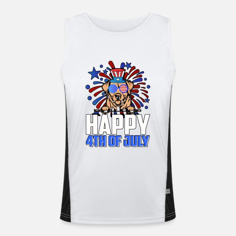 JOYEUX 4 JUILLET Débardeur respirant contrasté Homme 