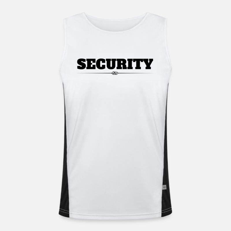 Security Men's Functional Contrast Tank Top 