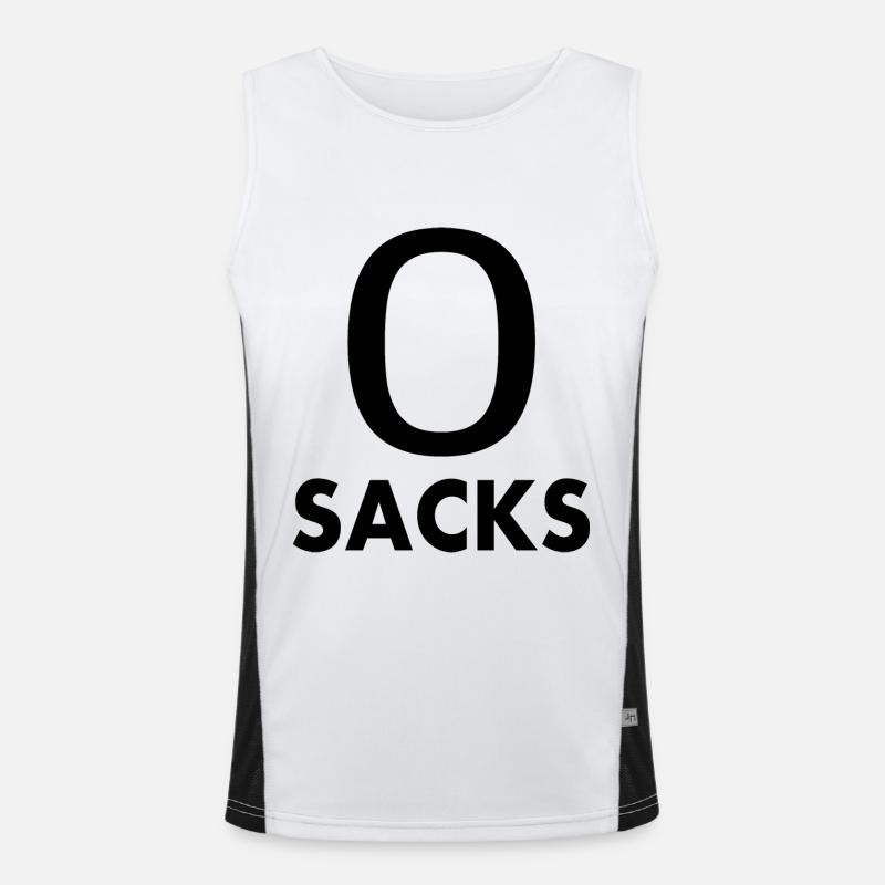 0 sacks Funktionelles Kontrast-Tank Top für Männer 