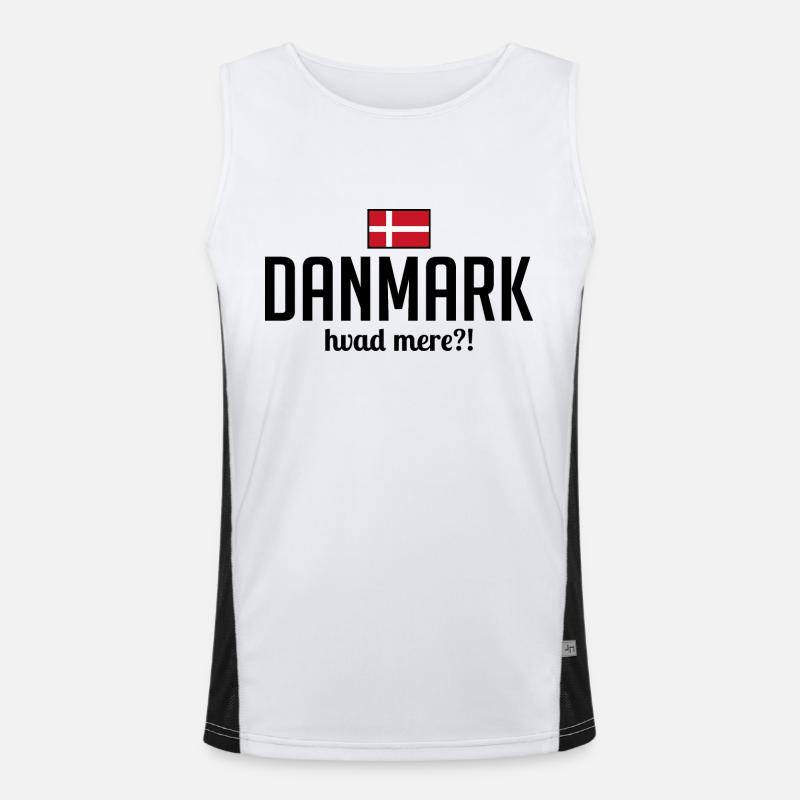 Danmark hvad simple dicton vacances Danemark Débardeur respirant contrasté Homme 