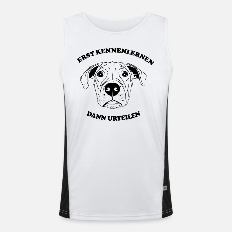 Only get to know then judge Men's Functional Contrast Tank Top 