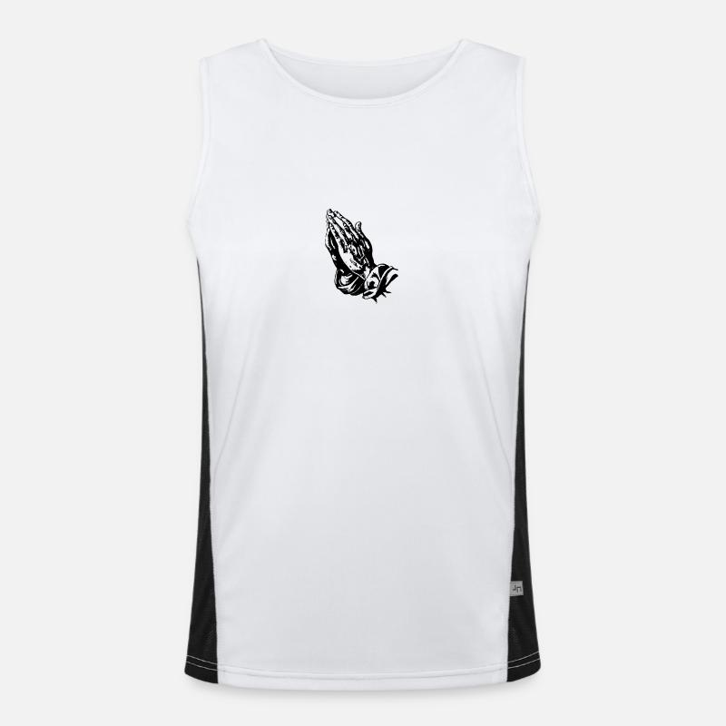 Glauben Funktionelles Kontrast-Tank Top für Männer 