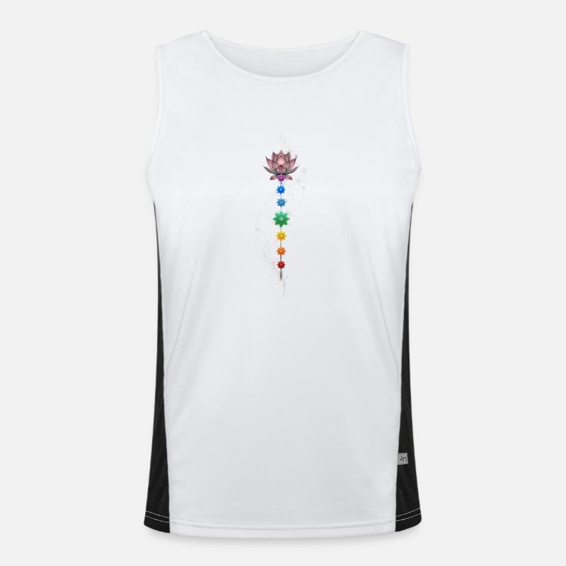 Align your heart with the source. Men's Functional Contrast Tank Top 