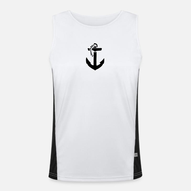 anker Funktionelles Kontrast-Tank Top für Männer 