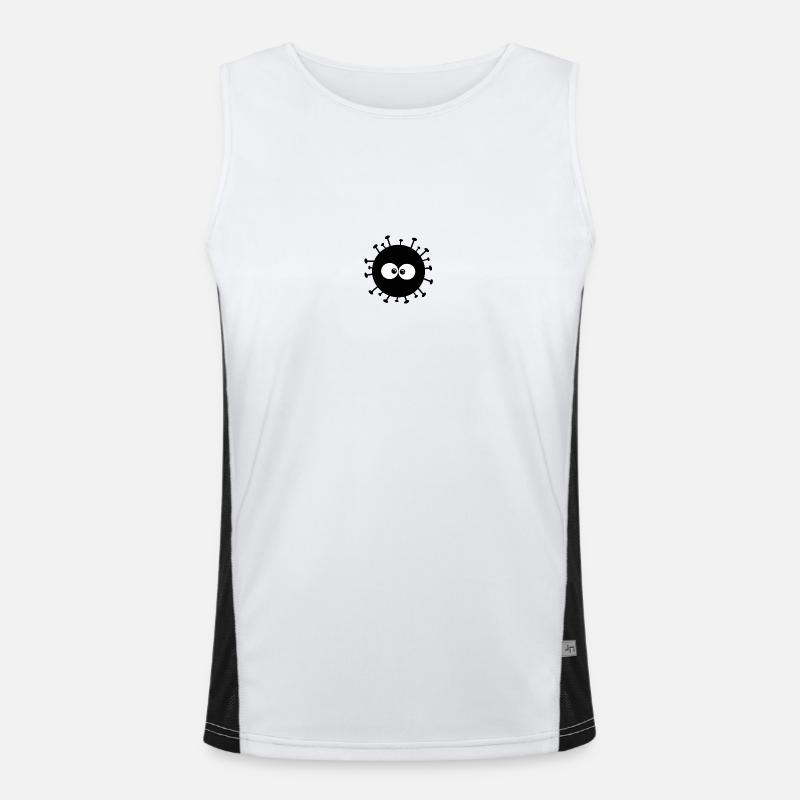 Corona Black Men's Functional Contrast Tank Top 