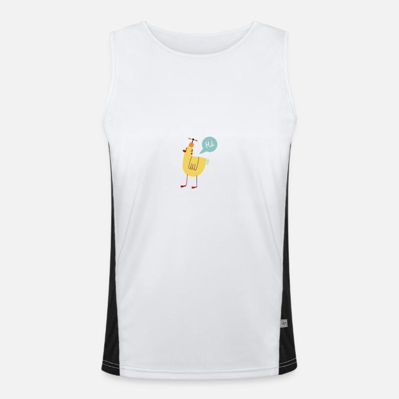 Vogel Funktionelles Kontrast-Tank Top für Männer 