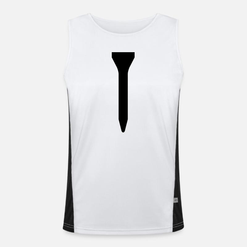 Golf Tee Débardeur respirant contrasté Homme 