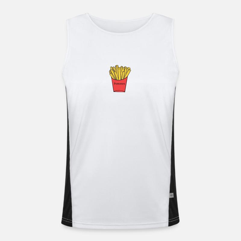 Frites Débardeur respirant contrasté Homme 