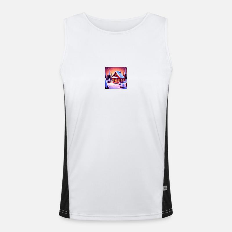 Haus Funktionelles Kontrast-Tank Top für Männer 