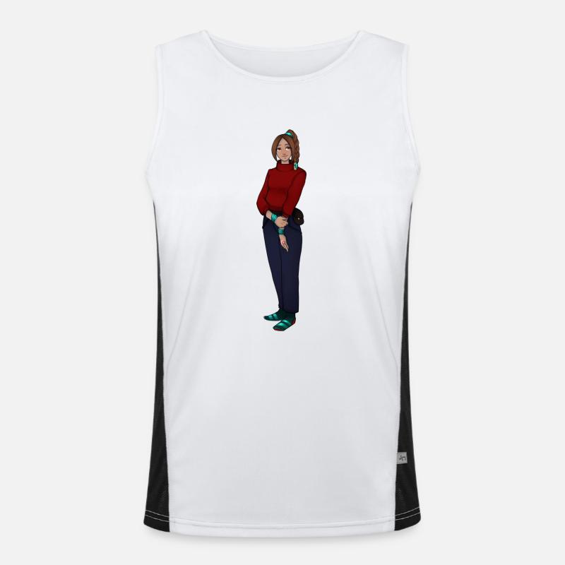 Macy Funktionelles Kontrast-Tank Top für Männer 