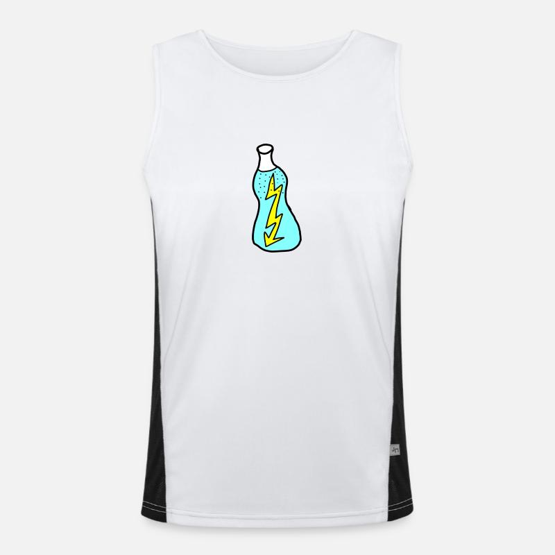 Bouteille Lightning Débardeur respirant contrasté Homme 