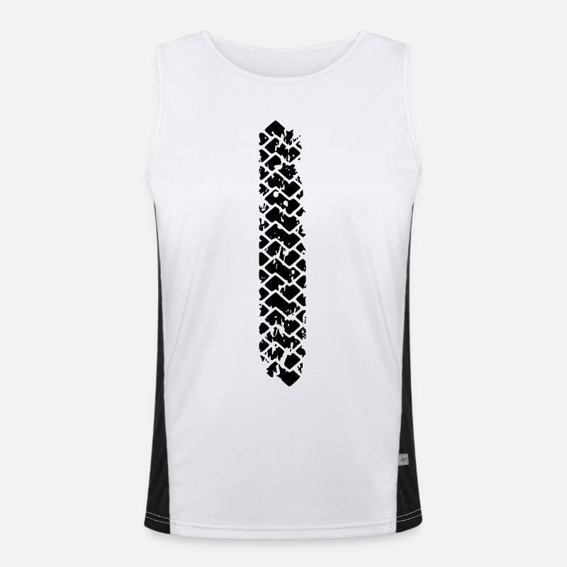 Burn to be wild 2 Men's Functional Contrast Tank Top 