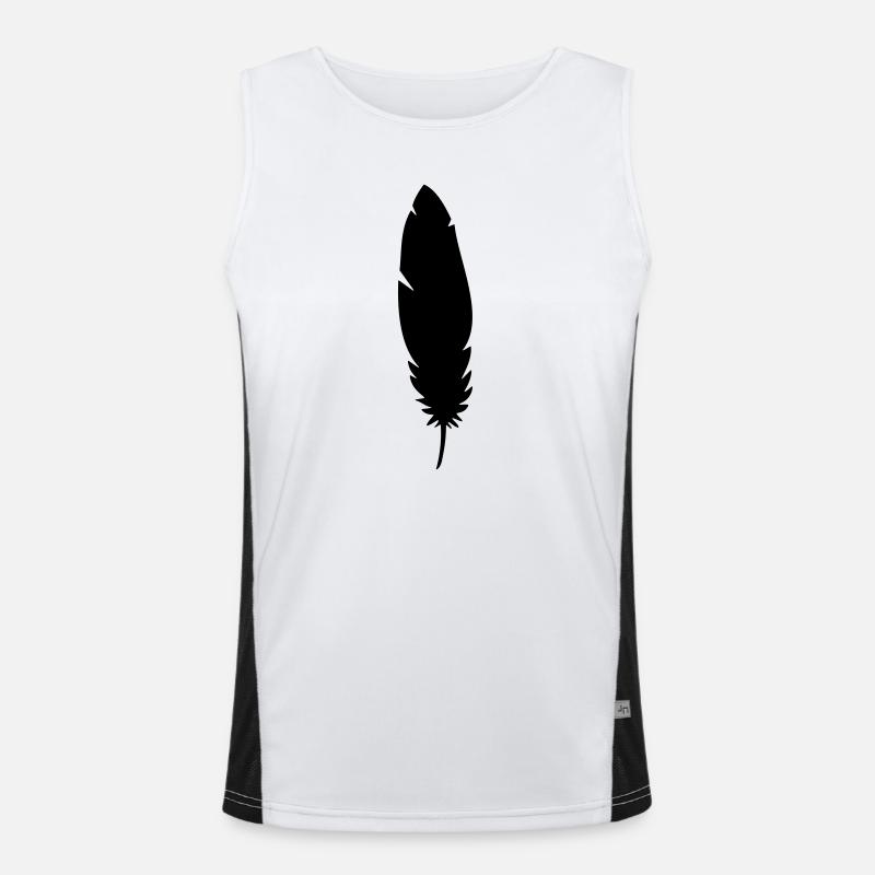 feder  Funktionelles Kontrast-Tank Top für Männer 