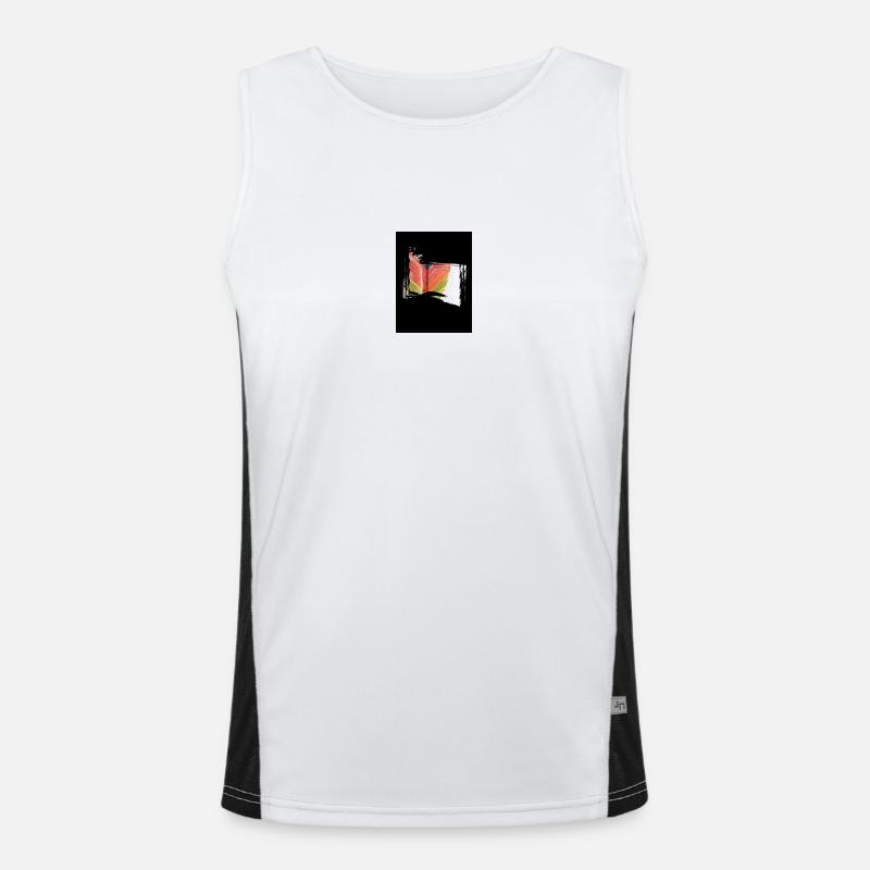 Myart5 Men's Functional Contrast Tank Top 