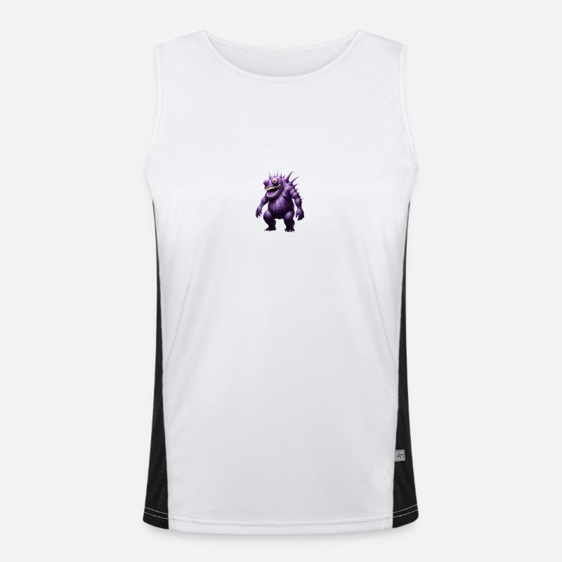 BIG FREE GONZO Funktionelles Kontrast-Tank Top für Männer 