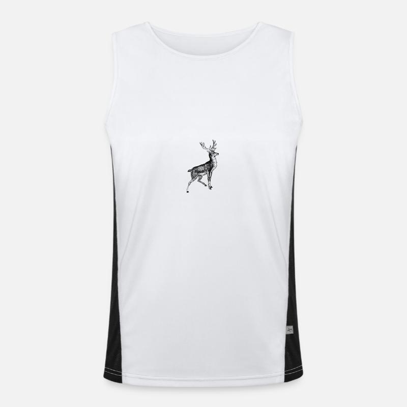 Wildtiere Funktionelles Kontrast-Tank Top für Männer 