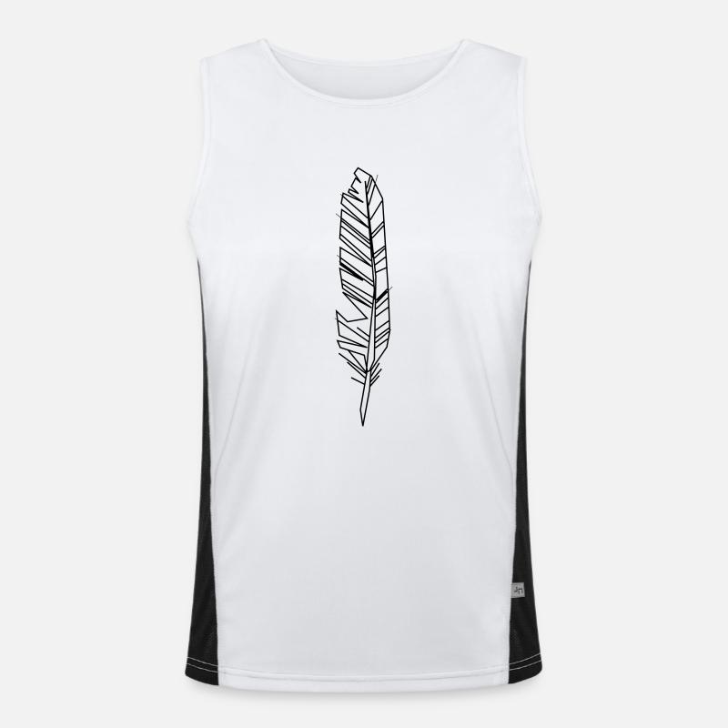 feder Funktionelles Kontrast-Tank Top für Männer 