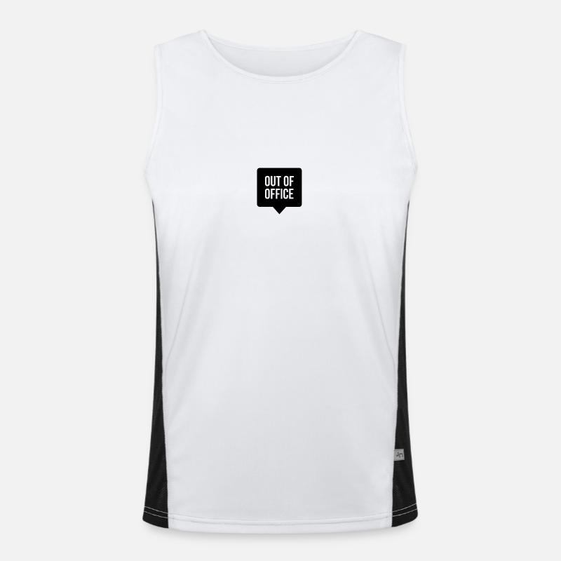 Absent du bureau Débardeur respirant contrasté Homme 