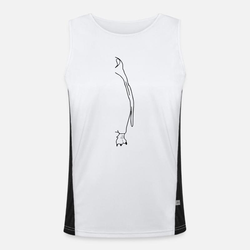Pinguin Halb 2 Funktionelles Kontrast-Tank Top für Männer 