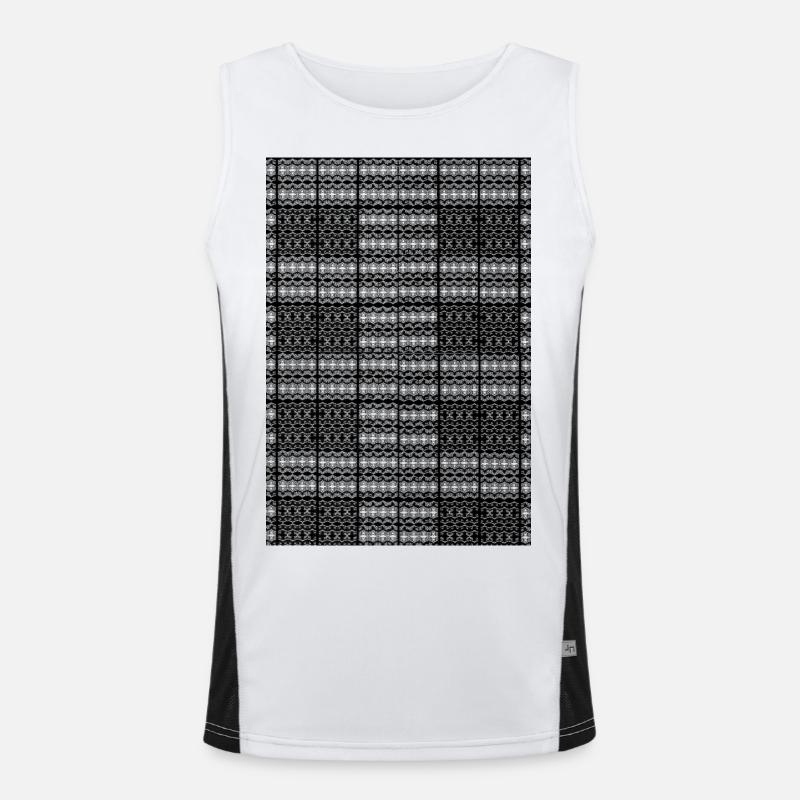 Uni-unique Débardeur respirant contrasté Homme 