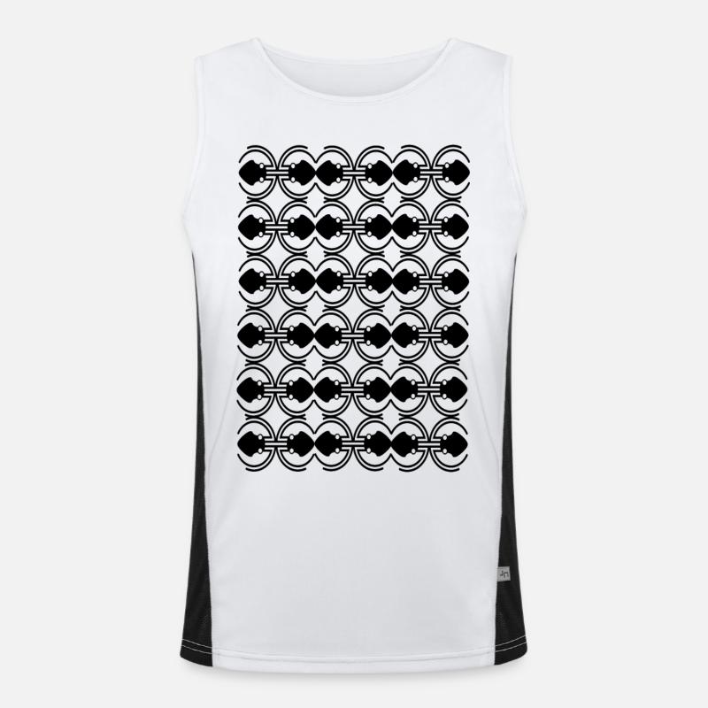 Fancy Men's Functional Contrast Tank Top 