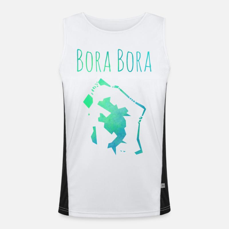 bora bora Débardeur respirant contrasté Homme 