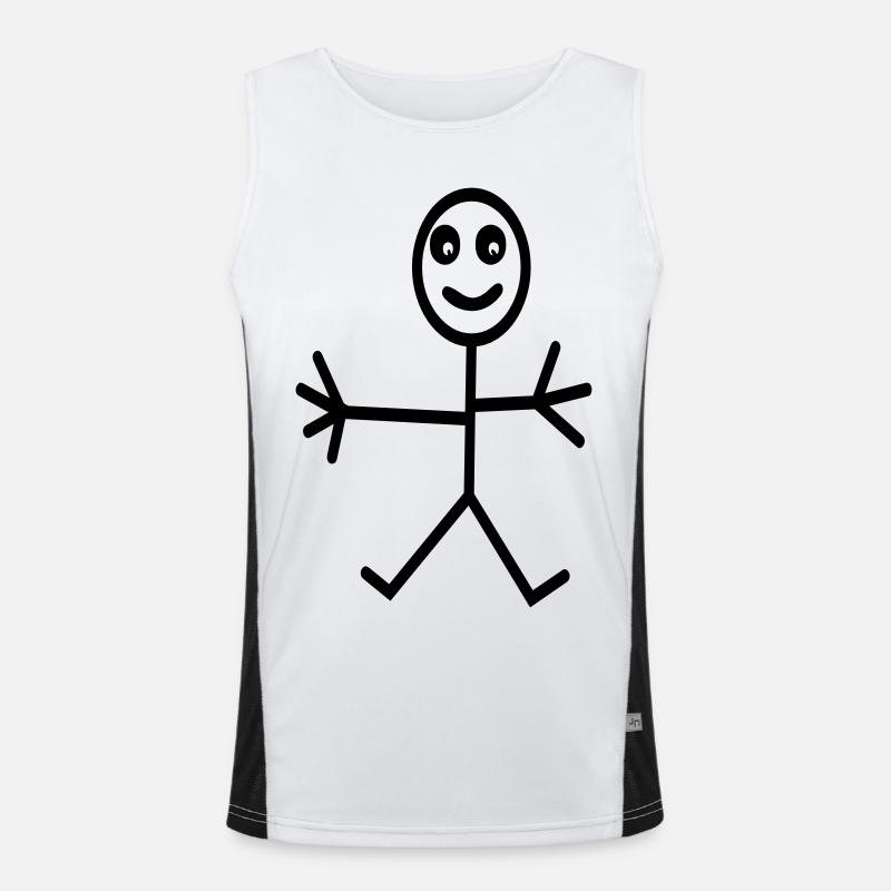 comic Men's Functional Contrast Tank Top 