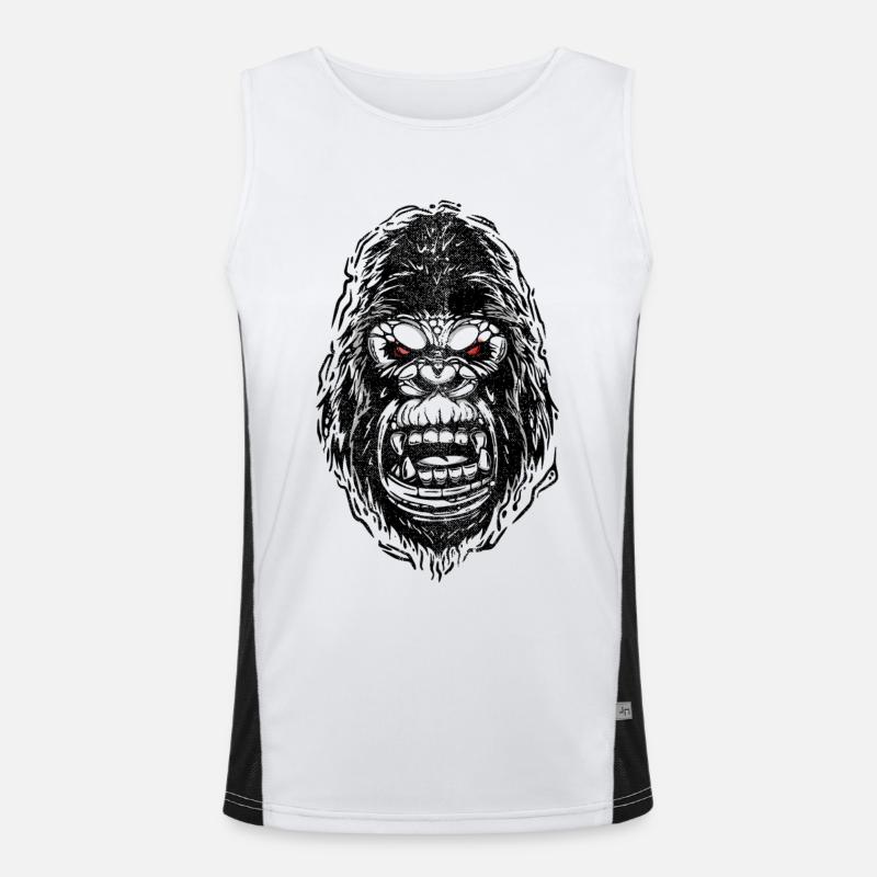 broken gorilla Men's Functional Contrast Tank Top 