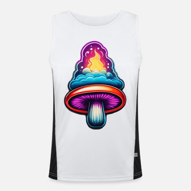 Champignon de feu Débardeur respirant contrasté Homme 