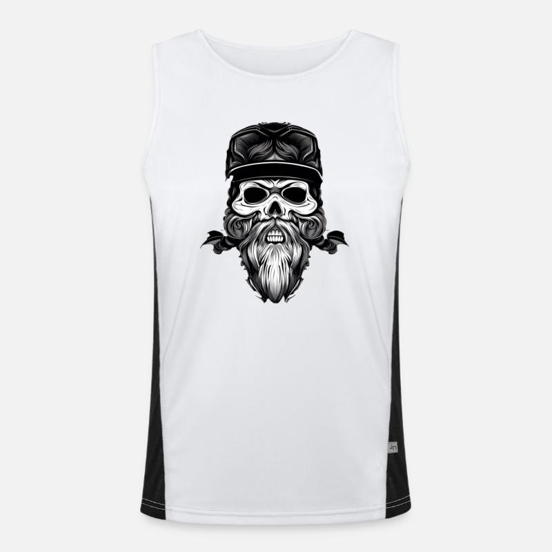 Hardcore Biker Men's Functional Contrast Tank Top 