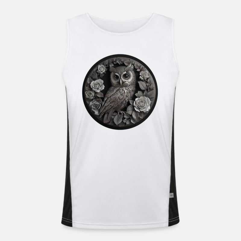 Silver Owl Men's Functional Contrast Tank Top 