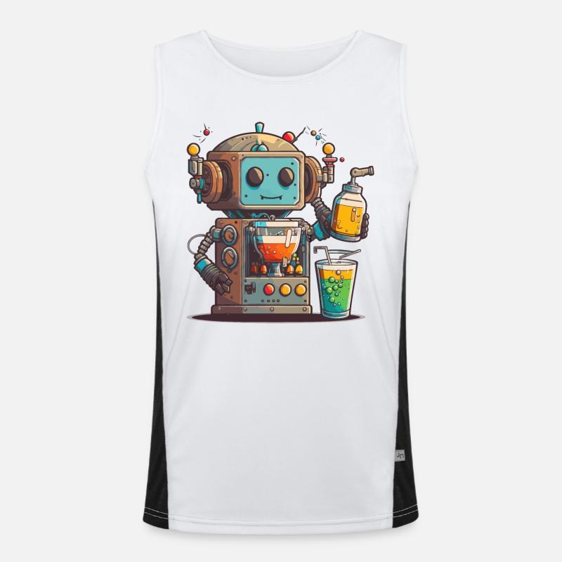 Robot mixologue Débardeur respirant contrasté Homme 