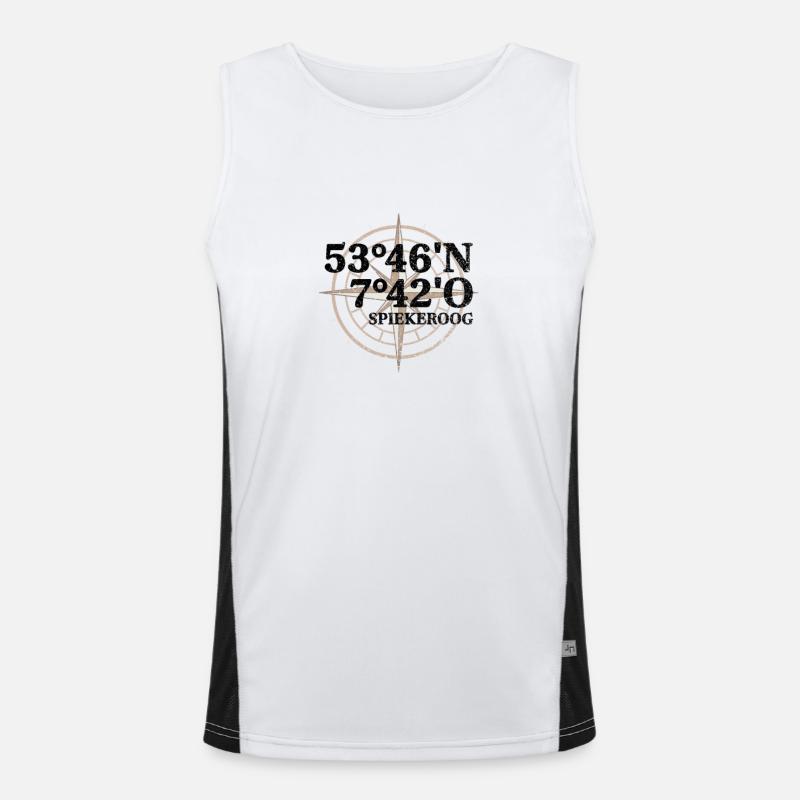 Spiekeroog coordinates Men's Functional Contrast Tank Top 