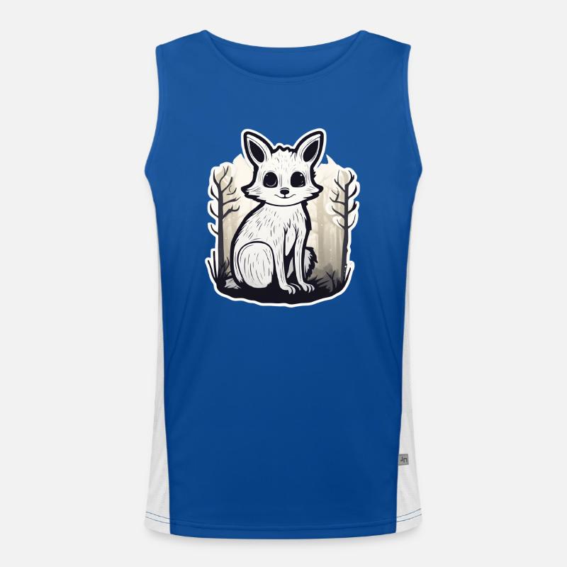 Füchse sind liebenswert, schelmisch und charmant Funktionelles Kontrast-Tank Top für Männer 