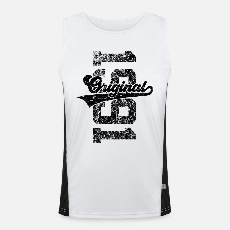 35TH BIRTHDAY ORIGINAL 1991 Men's Functional Contrast Tank Top 