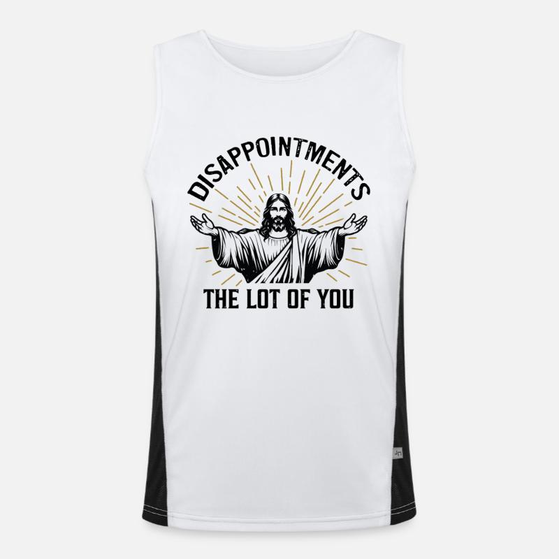 Déceptions Le Beaucoup De Vous Débardeur respirant contrasté Homme 